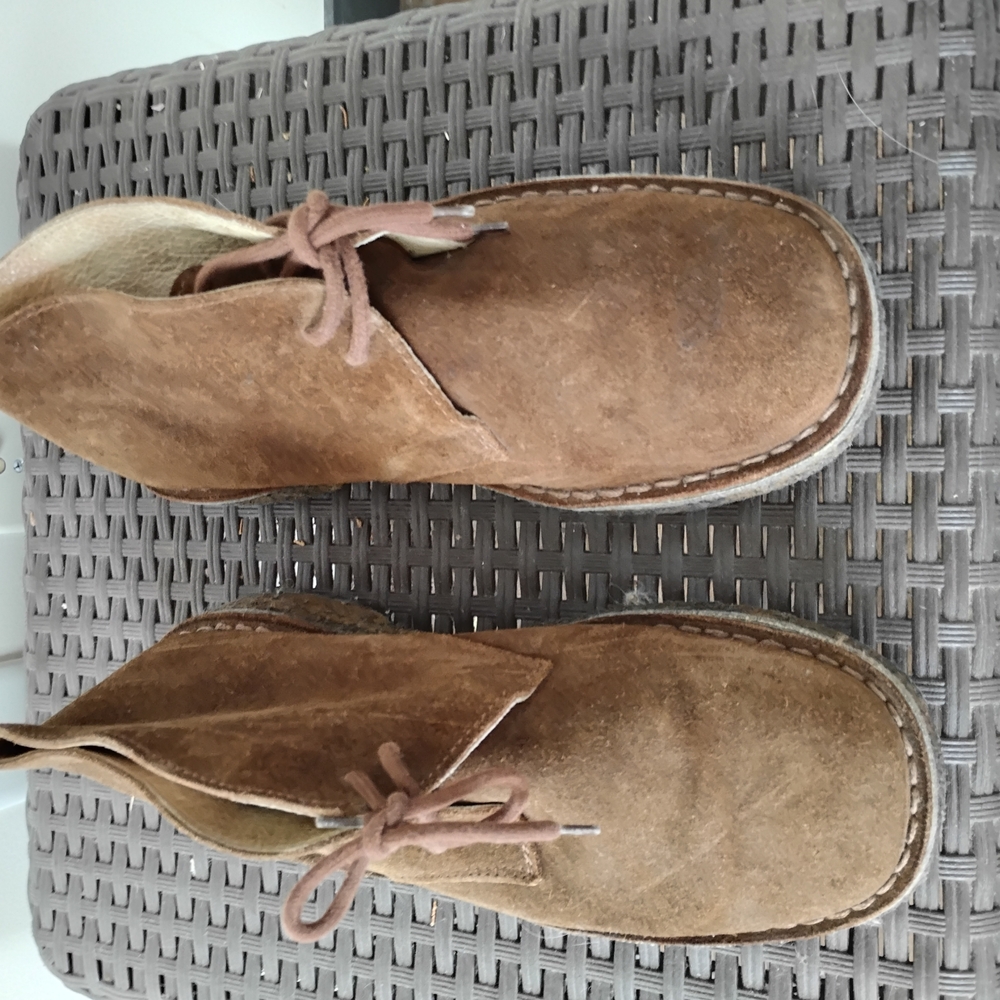 Men's Brown Suede Shoes Made In Italy